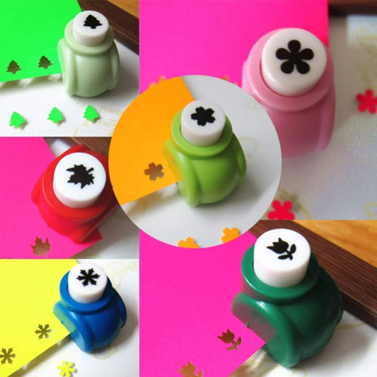 12-piece craft hole punching shape set