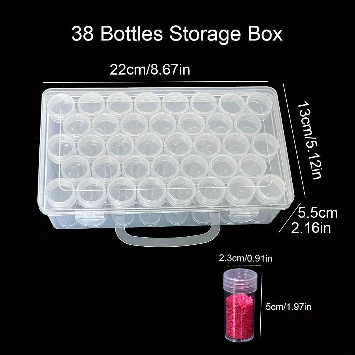 Plastic Storage Box for Diamond Painting
