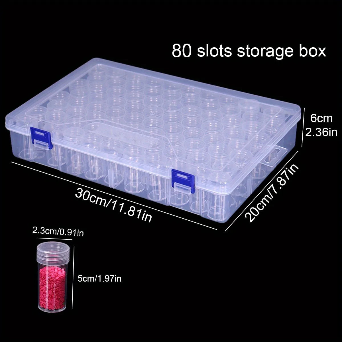 Plastic Storage Box for Diamond Painting