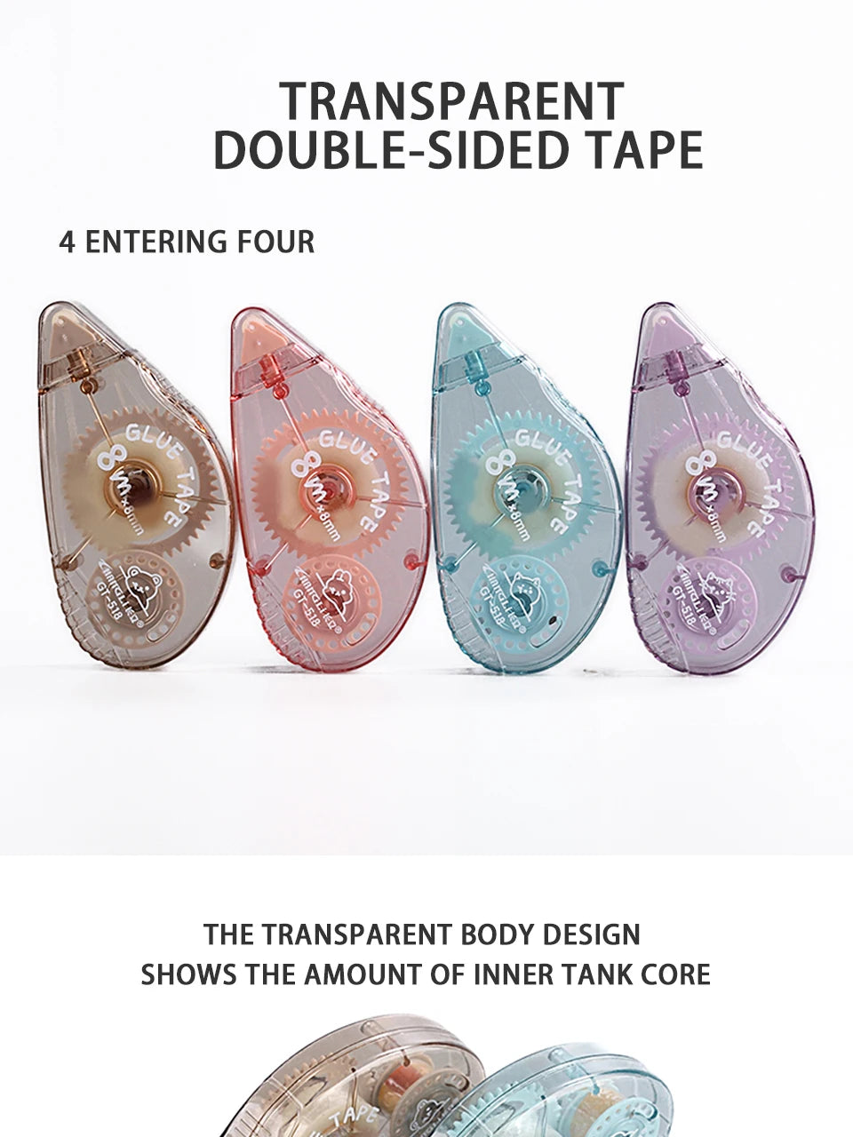 Large Capacity Double-Sided Glue Tape