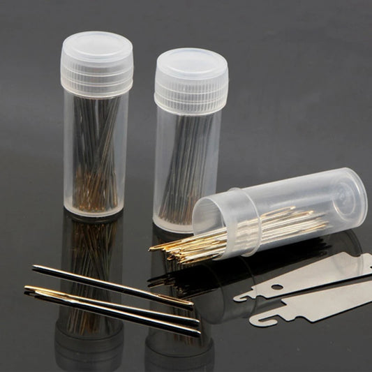 30 PCS Cross Stitch Needles Gold Tail Needle Blunt Embroidery Needle