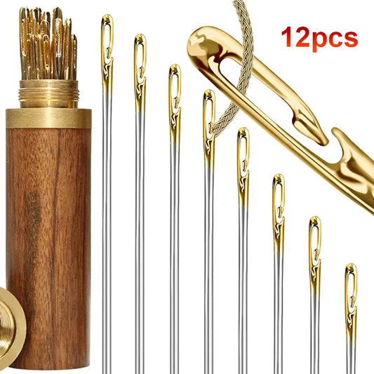 12 Pcs Blind Needle Side Hole